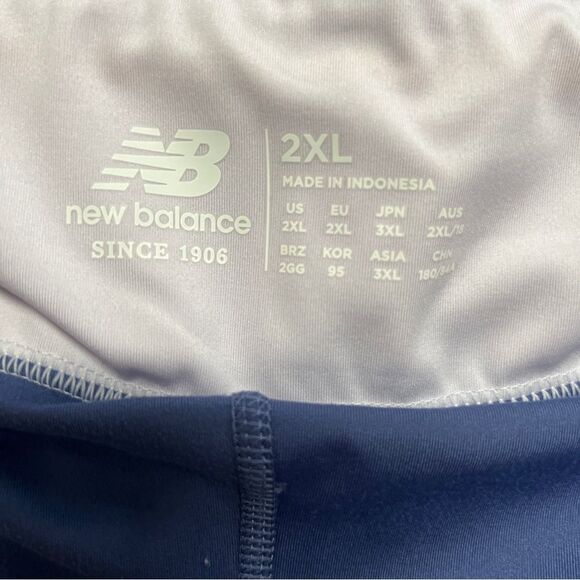 New Balance Libra Printed Impact Run 2in1 Shorts in White and Yellow 0657 - Picture 5 of 14